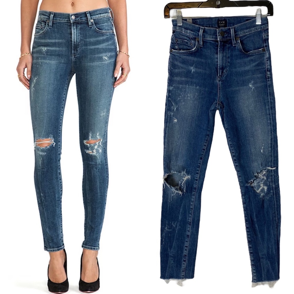 Citizens of Humanity Rocket High Rise Skinny in Indie Size 25